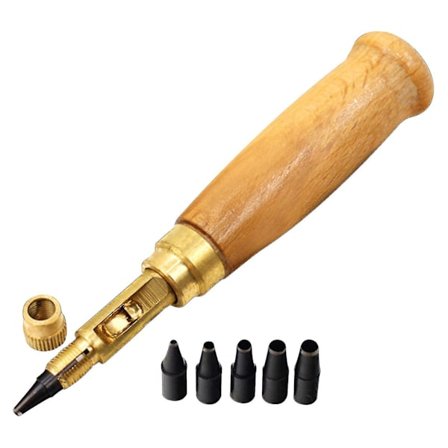 Multi-hoved Bælteskruet Hulstans DIY Læder Hulstans Automatisk Bæltestans