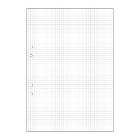 Lösblad A4, vitt 70g hålat papper, rutat 5x5mm 500/fp - Lyreco - Skola och förskola - Förbrukning skola häften - Lösblad och arbetsblad