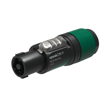 MONACOR SpeakOn Stecker - Schwarz