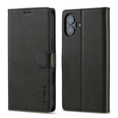 LC.IMEEKE Plånboksfodral iPhone 16 - Svart