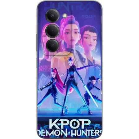 Kompatibel Mobilcover til Xiaomi Redmi 15 5G Trendy KPop Demon Hunters dukke figur