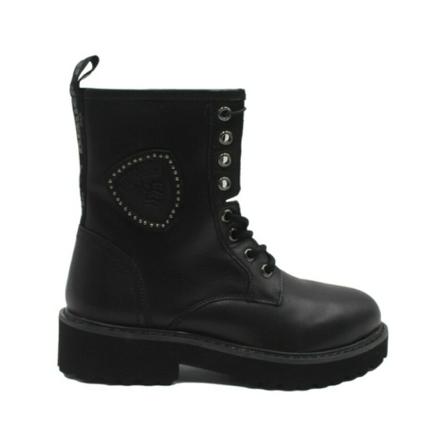 Blauer, Lace-up Boots Zwart, Dames, Maat:41 EU