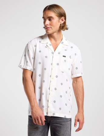 Lee Jeans Resort Shirt - White - M