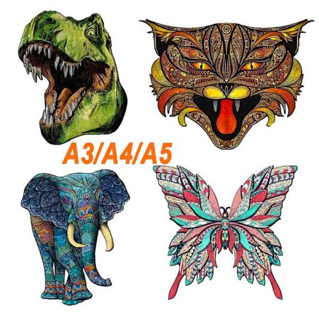 Kreativa träpussel blockerar pedagogiska pusselleksaker - spot försäljning