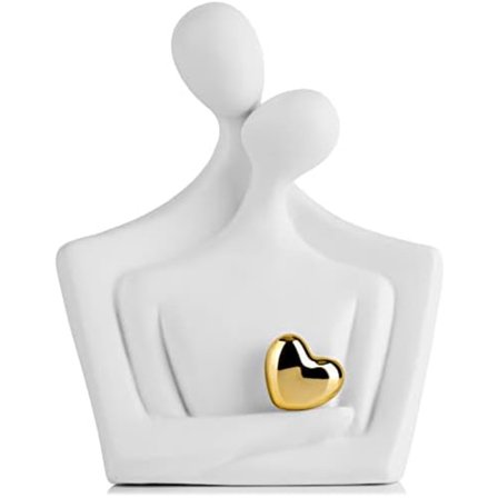 Bryllupsgave Par, Dekorative Statuer, Bryllups Midtpunkt, Indretningsstatue, Designer Dekorative Objekter, W