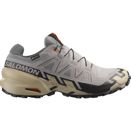 Salomon - Chaussures de trail running pour homme Speedcross 6 Gtx - Gull / White Pepper - 41⅓