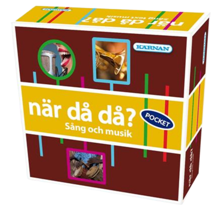 KÄRNAN Pocketspel När då då? - Sång och musik Spel ONESIZE