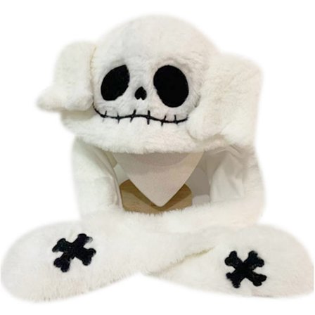 Ear Moving Jumping Hat Rolig Plysch Ghost Hat Unisex