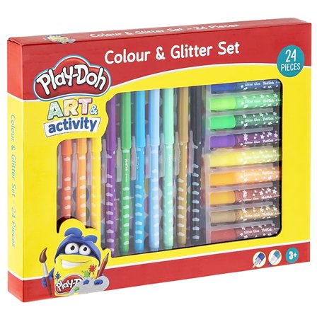 Play-Doh Farb- und Glitzerset 24 stk