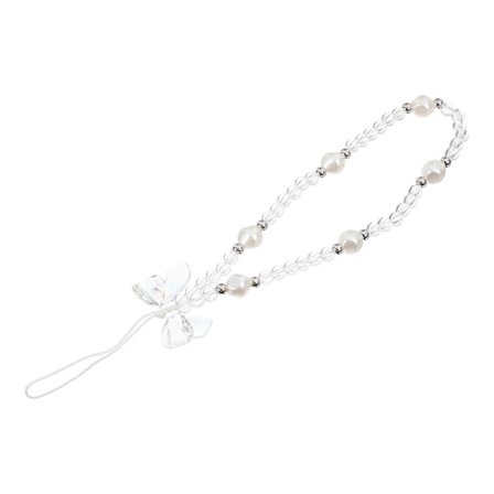 Telefon Hængende Reb Perlebesat Telefon Snor Hverdagsbrug Transparent 16.00X3.00X0.90CM Håndsikkerhed 1 Sæt