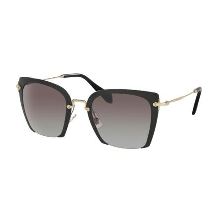 Miu Miu, Sunglasses MU 52Rs 1Ab 0A7 Zwart, Dames, Maat:ONE Size