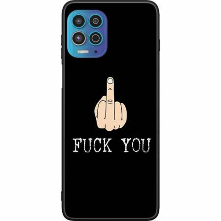 Motorola Moto G100 Svart Skal Fuck You