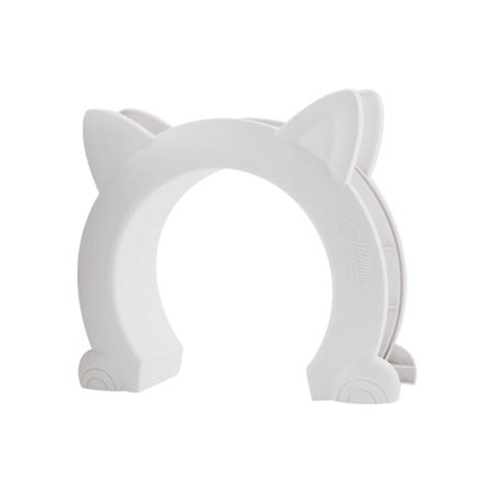 Pet Gate Dörr Klappdörrar VIT