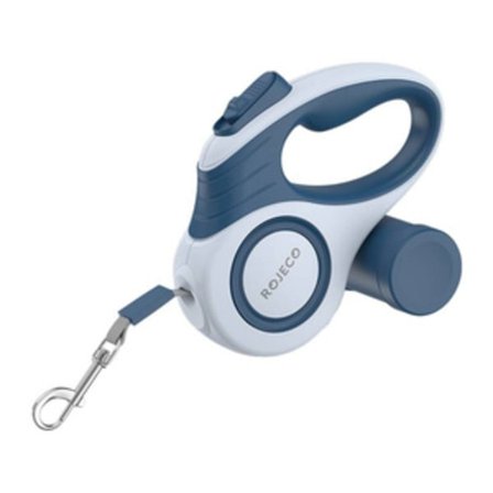 Rojeco A12 3M automaattinen sisäänvedettävä koiran talutin (sininen)