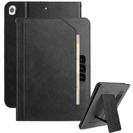 Multifunktionellt Läderarmbandsfodral för Smart Tablet [C] Svart