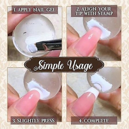 Nageltips-styling Nagelkonst Jelly Stamp Med Skrapa Transparent Mjuk Silikon Nagel Tryckplatta