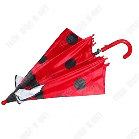 Rött och svart Paraply TD för barn 60cm[D]