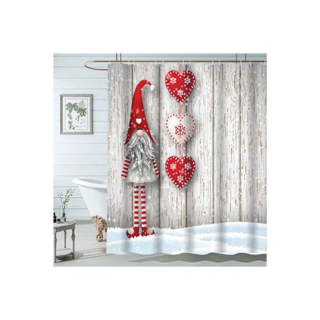 Jul Duschdraperi Praktiska Badrums Julartiklar Duschdraperi 180*180-SY11