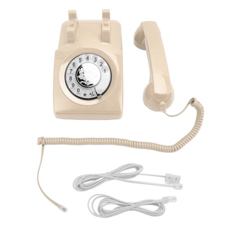 1960-talls Retro Rotary Vintage Ledningstelefon