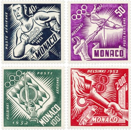 Monaco YT A51-54 - Postfrisk