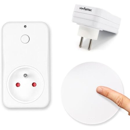 FISHTEC Fjärrstyrd Uttag med Strömbrytare