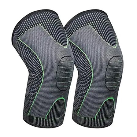 2 Patellar og Ligament Knæpuder, Kompressions Knæstøtte Nej