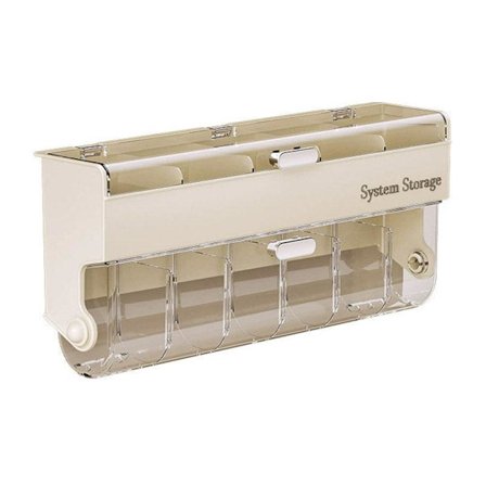 Vägghylla Badrum Hylla Kosmetika Förvaringslåda Organizer Utrymmesbesparande Hylla