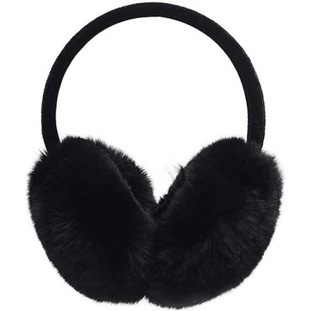 Ørevarmere - Sorte Ørevarmere til Kvinder - Vinterørebeskyttere