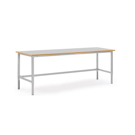 ESD workbench, 2000x800 mm, light grey