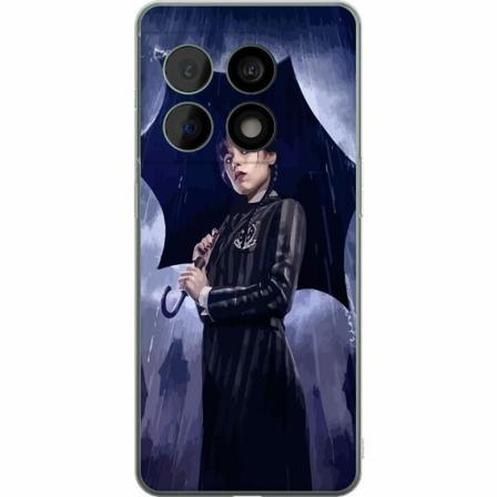 Oneplus 10 Pro Genomskinligt Skal Wednesday Addams