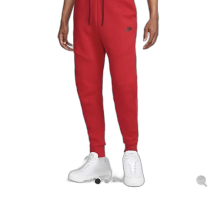 Nike tech byxor röd