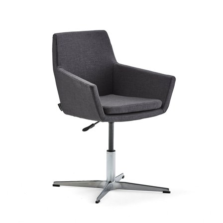 Konferenzstuhl FAIRFIELD, Aluminium/anthrazit