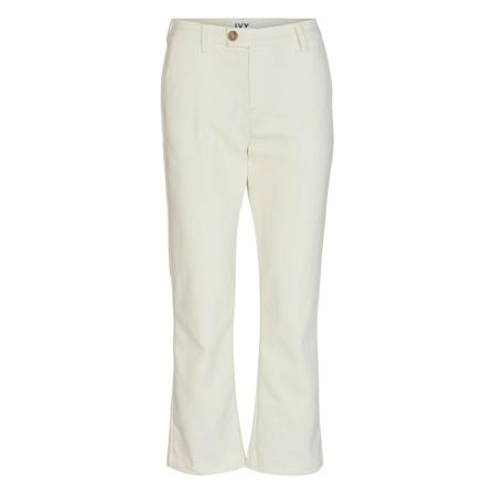 IVY Copenhagen, IVY-Alice Cropped Flare Pant - Ecru Beige, Dames, Maat:W30 L28