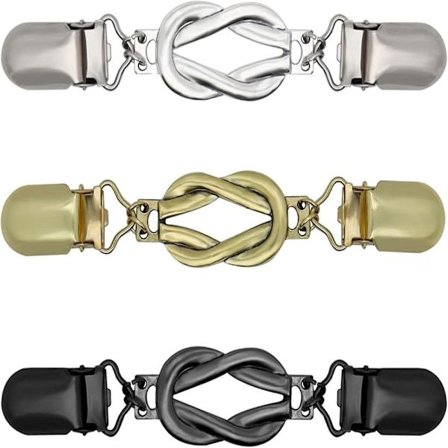 3 stk. Trøjeklemmer Cinch-klemmer Vintage Kjoleklemme Ryg Cinch Sjal Cardigan Krave Klemme til at Stramme Kjole Bukser Talje Strammer til Kvinder