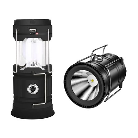 LED-leirintälyhdyt, aurinkokennoakulla varustettu USB-ladattava pöytälamppu, päivitetty vedenpitävä, taitettavalla koukkulla ulkoilmaretkeilyyn, 