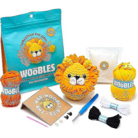 Hæklet Sæt til Begyndere DIY Hæklet Fyldt Dyr Sæt Begynder Hæklesæt (FMY)