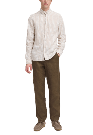 Casual Friday CFPANDRUP 100% linen pant Trouser Byxor Herr Vit 36-32