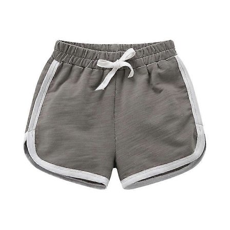 Gutter Jenter 100% Bomull Sportsshorts Sommer Kontrastbinding Delfin Shorts Barn Atletisk Gymtøy