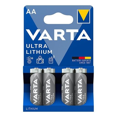 Varta Ultra Lithium-batterier AA 4 st i blisterförpackning