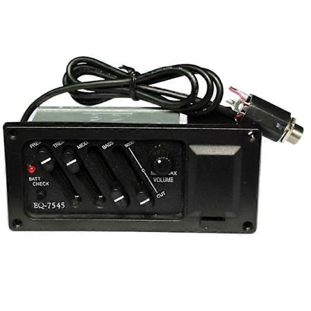 Professionel 4-bånds akustisk guitar preamp forstærker EQ-7545 piezo pickup 6,5MM output akustisk guitar