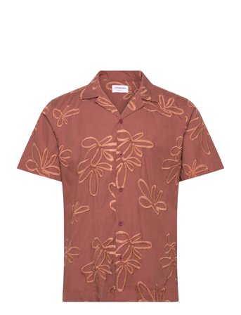 Lindbergh | Embroidered Cotton Shirt S/S | S