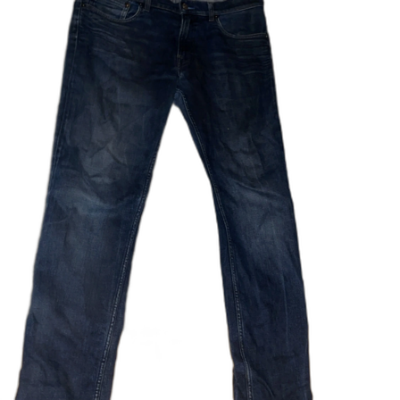 Mörkblå Acne Studios Ace Oreo jeans