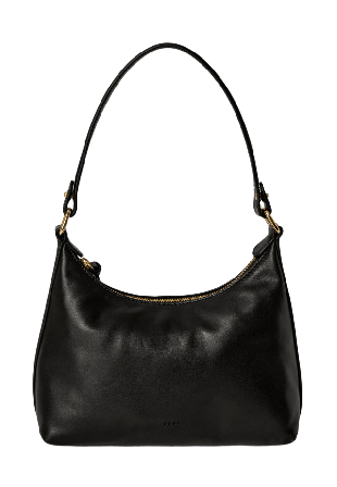 Wera Crossbody handväska i läder BILLIE Handväskor Svart ONESIZE