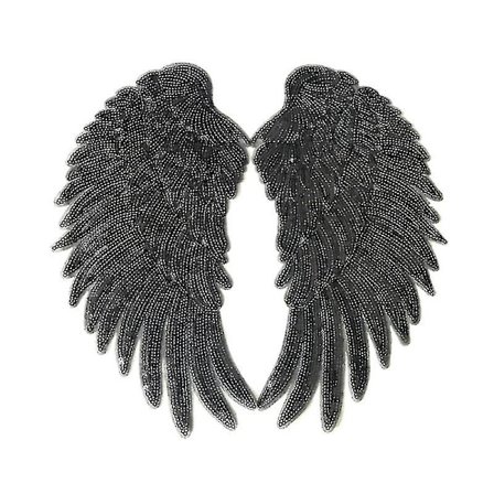 1 par paljettvingar lappar-1