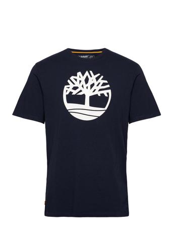 Kbec River Tree Tee T-shirts Short-sleeved Svart Timberland