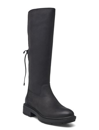 Timberland Brimfield Tall Zip Up Boot Black Full Grain - Black - 36