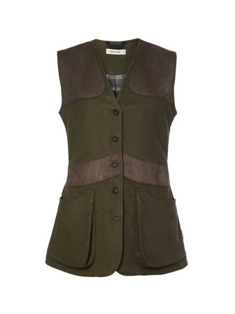 Elemore Moleskin Shooting Vest Women