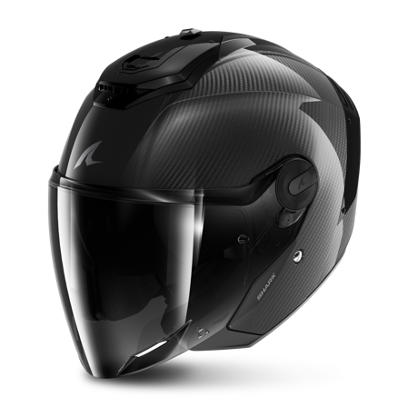 Casco Jet Shark RS Jet Carbon Skin Nero XL
