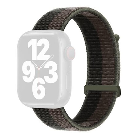 KALEBOL Nylon klockarmband Apple Watch Series 10 42 mm armband - Storm Svart