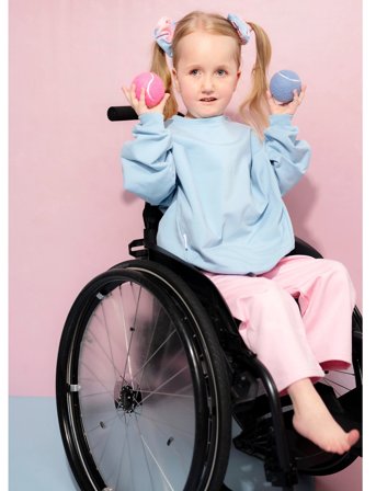 Gugguu Wide Sweatpants - Pink - 122